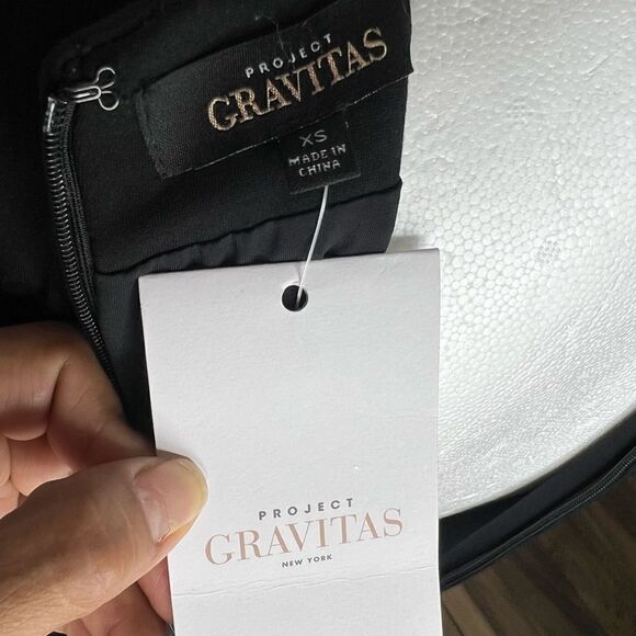 Gravitas We Are That Dress Little Black Bodycon Short Sleeve Dress Size Extra Sm - Picture 15 of 15